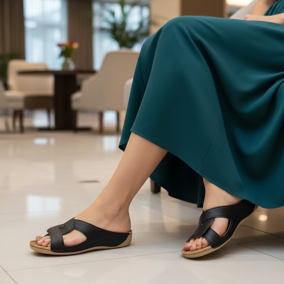 خرید آنلاین دمپایی خارپاشنه زنانه آوین مدل 431 کد 01